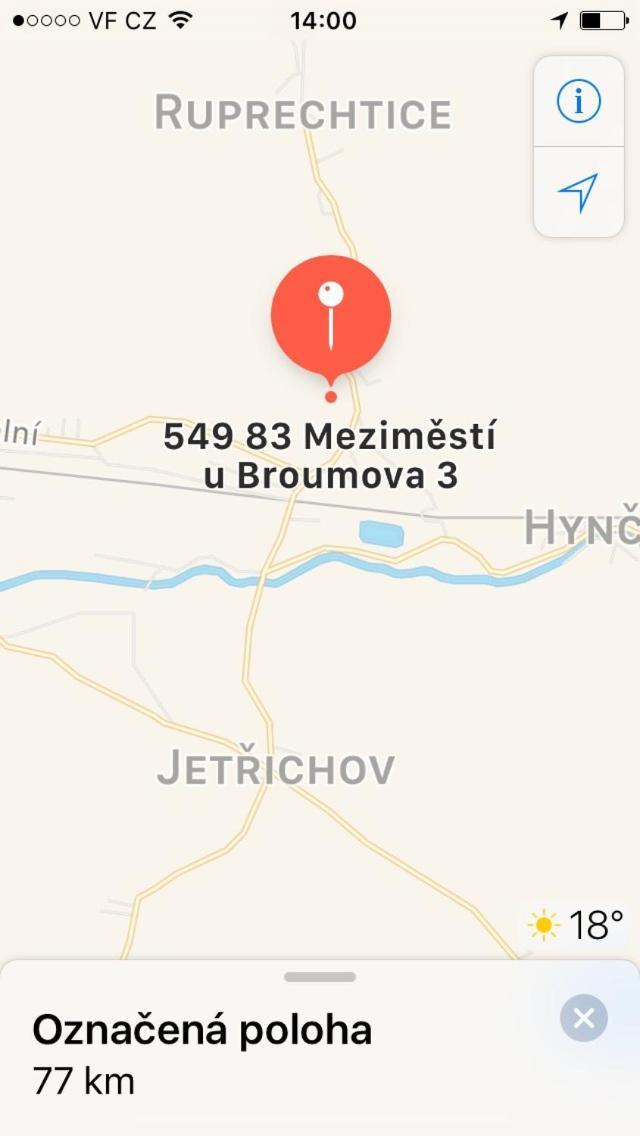 Отель Vilaeva Adrspach Broumovsko Ruprechtice Экстерьер фото